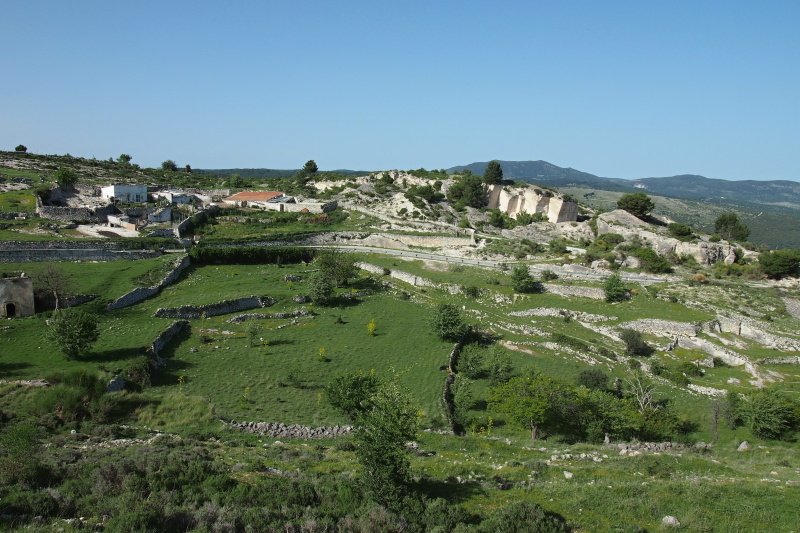 krajina u města Monte Sant´Angelo