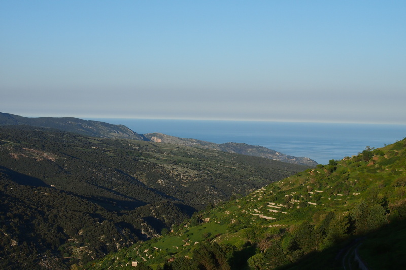 pohled na moře od Monte Sant´Angelo