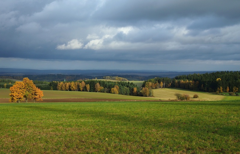 pohled z Luckého vrchu na Poličsko