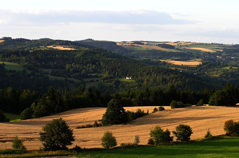 Polom a Sulkovec z rozhledny Karasín