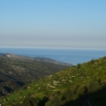 pohled na moře od Monte Sant´Angelo